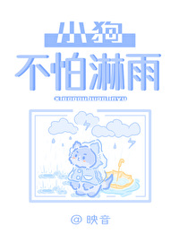 淋雨小狗和它的伞